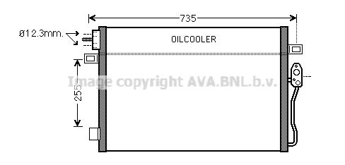 AVA QUALITY COOLING Конденсатор, кондиционер CR5100